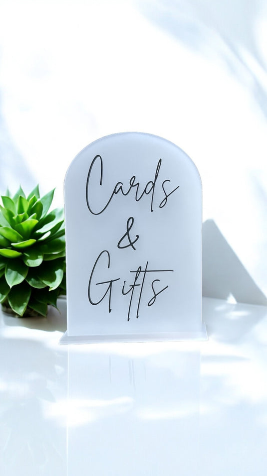 Cards & Gifts Sign