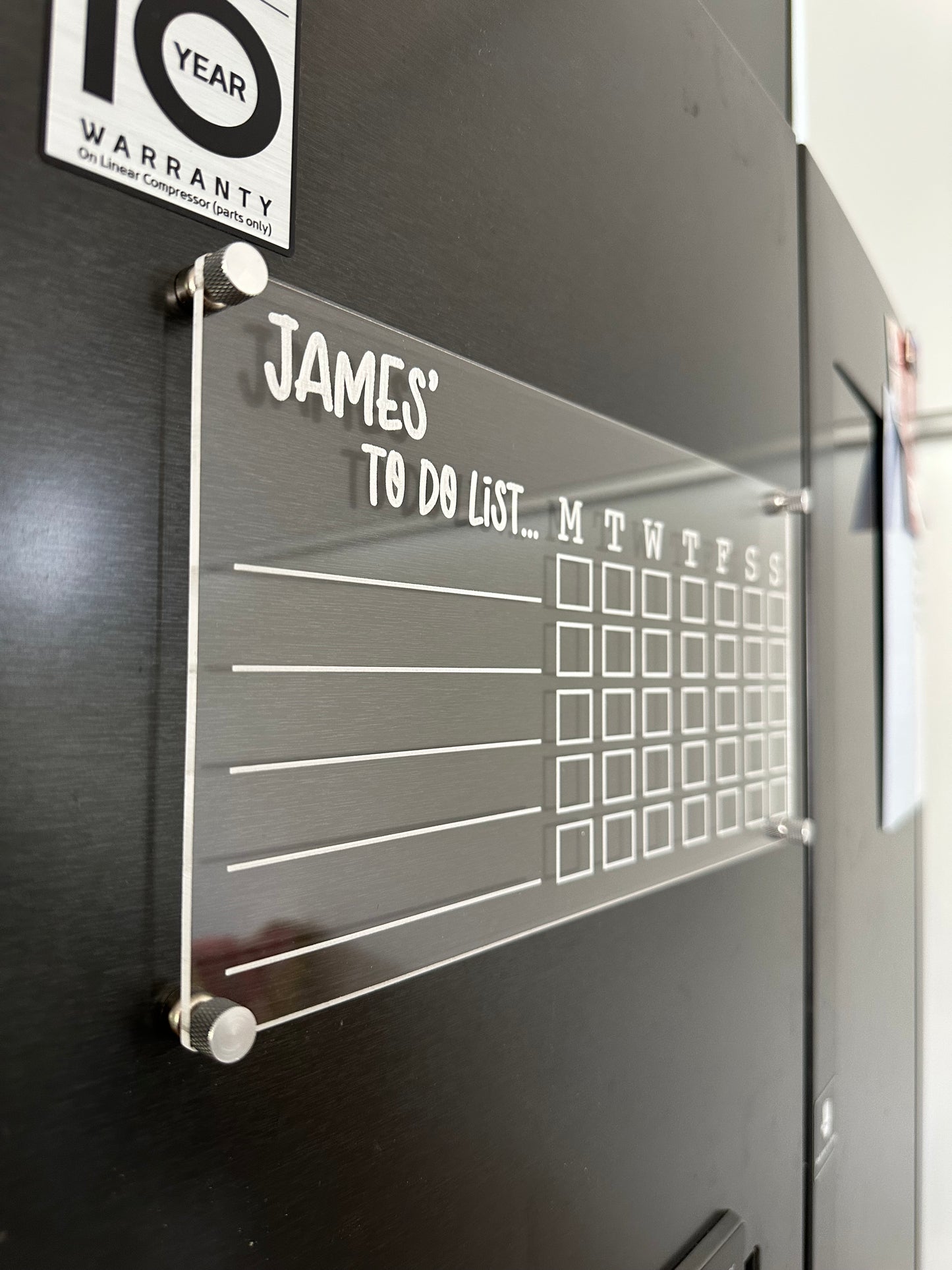 Personalised magnetic To do List