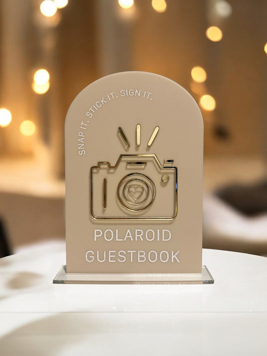 Luxe Polaroid Guestbook Sign