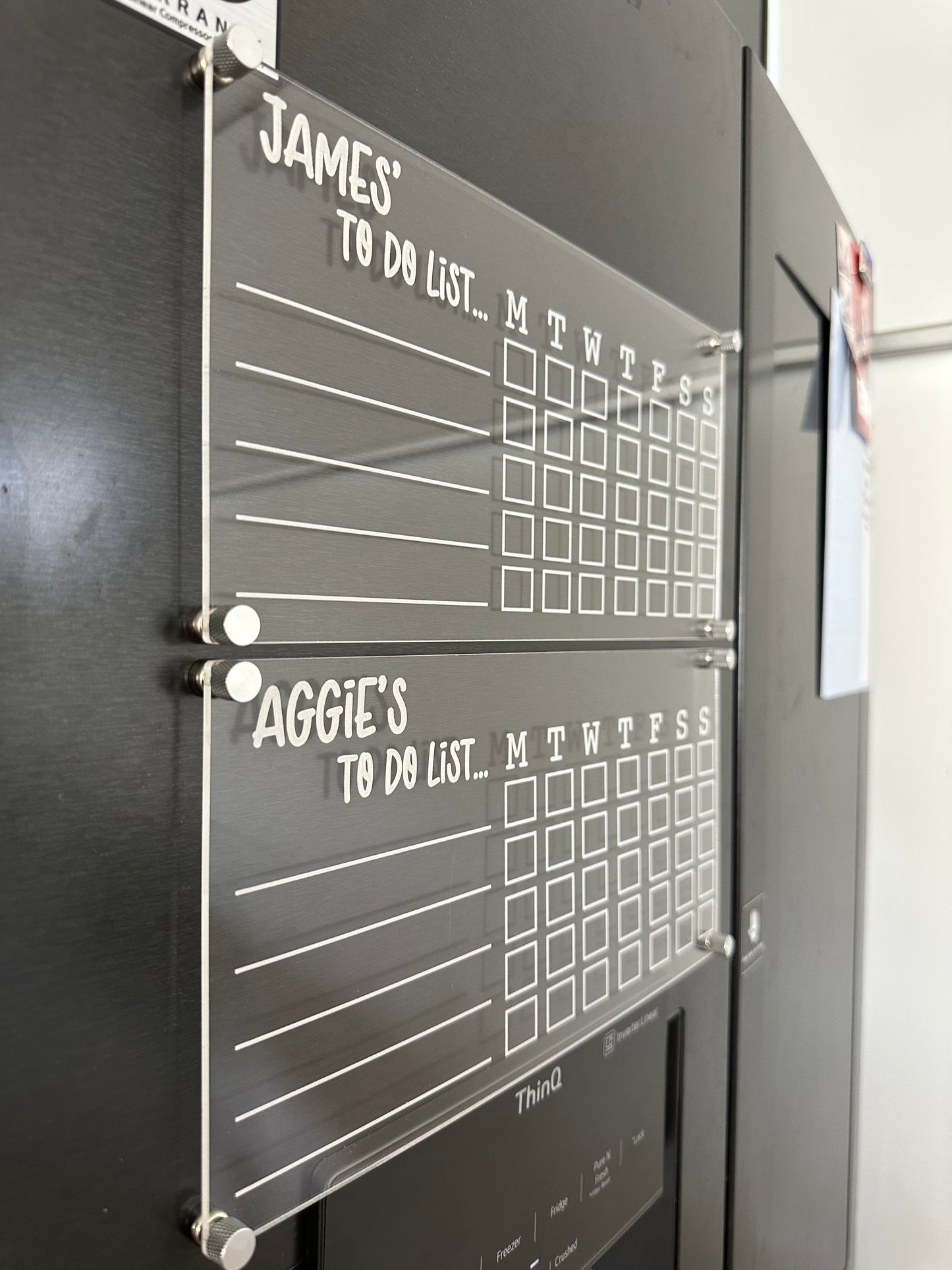 Personalised magnetic To do List