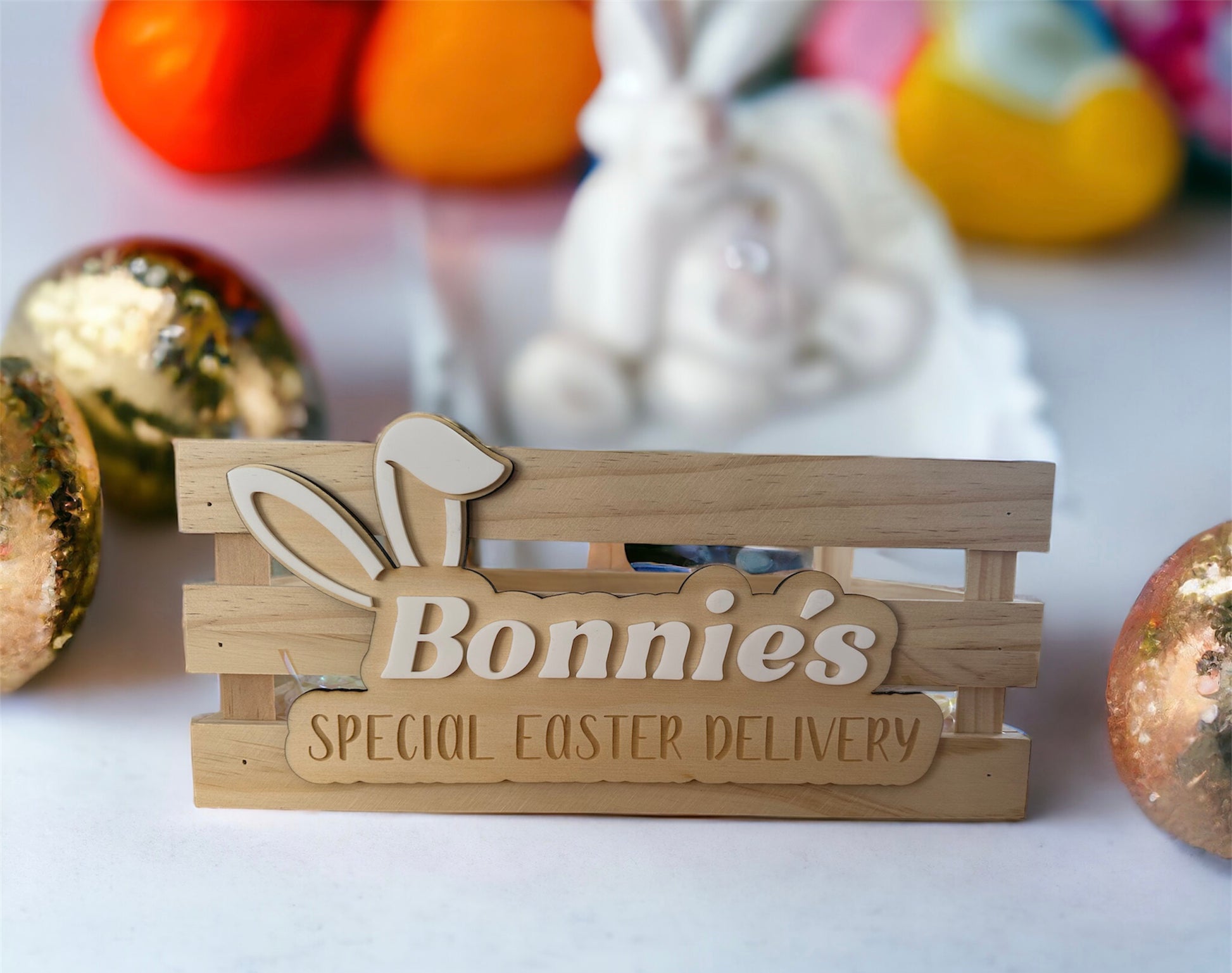 Personalised Easter plaque